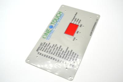 China Light Weight Membrane Switch Panel For Transducer On Automatic Press for sale