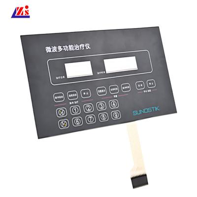 China Anti Scratch Household Appliance Flat Membrane Switch for sale