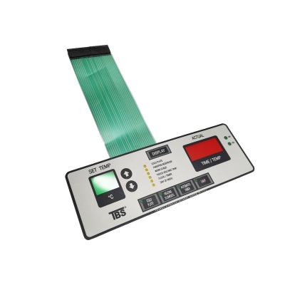 China Flat Face Membrane Switch Keypad For Power Supply Controller for sale