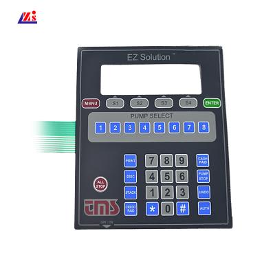 China Multi Color Printed Flat Membrane Switch With Human Interface Layer for sale