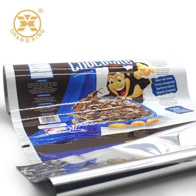 China Laminated Heat Seal Aluminium Foil Pouches Custom Printed For Snack Chips for sale