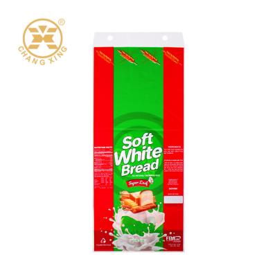 China PET / PE Custom Printed Bakery Bread Packaging Greaseproof Plastic Bags With Logo en venta