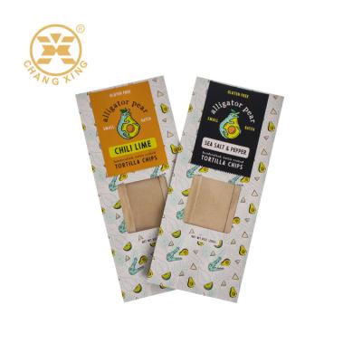 中国 Stand Up Paper Packaging Bags With Window For Dried Food Nuts Moisture Proof 販売のため