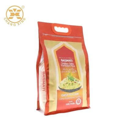 Китай Плоские нижние полиэтиленовые пакеты нейлона 2.5kg 4.5kg сверхмощные для упаковки риса продается