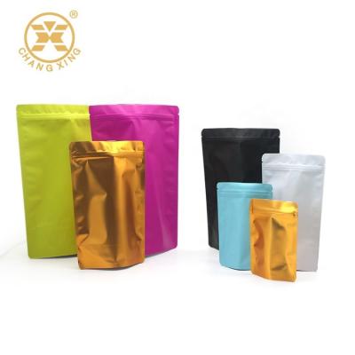 China Matte Resealable CPP Coffee Bean Bags With Valve Smell Proof Stand Up Barrier Pouches for sale
