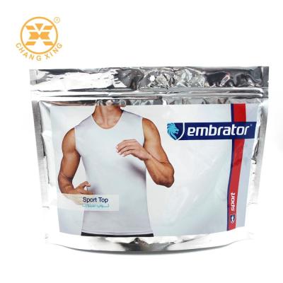 China Men Underwear Ziplockk LDPE Eco Friendly Apparel Packaging For Clothes for sale