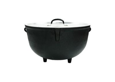 China OEM ODM Cast Iron Dutch Oven With Wooden Lid ISO9005 SGS for sale