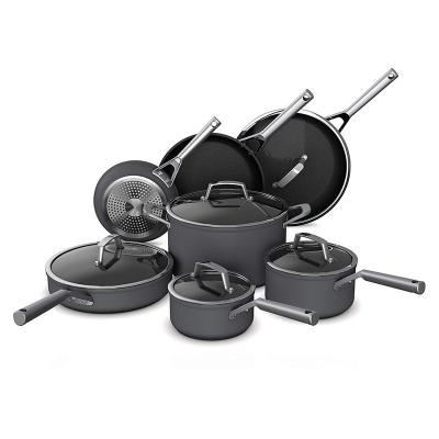 China OEM Stainless Steel casserole ＆ Frying Pan 12 Piece Set for sale