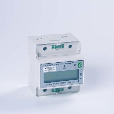 China Wifi Rs485 Prepaid Electronic Energy Meter Single Phase Electronic Watt Hour Meter for sale