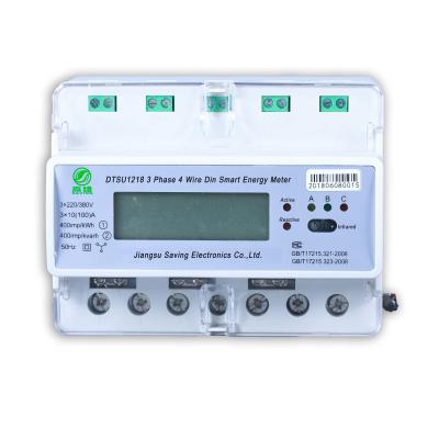 China 3 Phase Multi Tariff Electricity Home Power Meter Wifi Muilti Functional 3p 4w for sale
