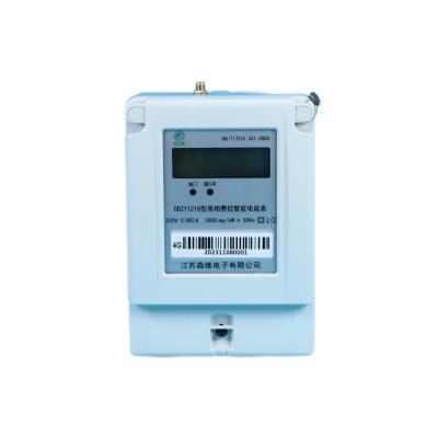 China Single Phase Data report export Wall-mounted Smart Prepaid Energy Meter for sale