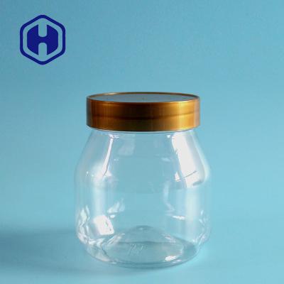 China SGS Plastic Packaging Jar For Biscuits Snacks Peanuts Baby Food 330ml 11oz for sale