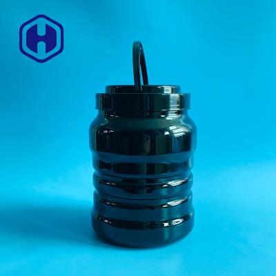 China Custom 2450ml Screw Cap Handle Plastic PET Jar For Screw Nut Metal Small Parts for sale
