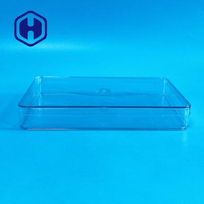 China 330ml Square Plastic Stackable Storage Boxes With Removable Lid for sale