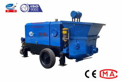 Chine Distance de pulvérisation hydraulique de pompe concrète de machine de béton projeté de mélange à eau de rendement élevé longue à vendre