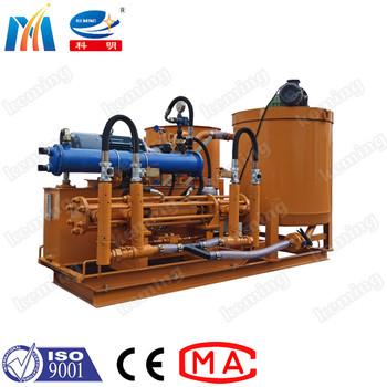 China Double Cylinders Piston Mortar Grout Pump Plant Machine For Cavity Filling for sale