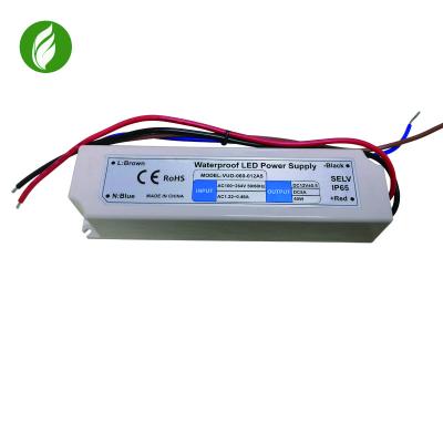 China Anticorrosive 60W Strip Light LED Driver 5 AMP IP67 Waterproof Anti Insulation for sale