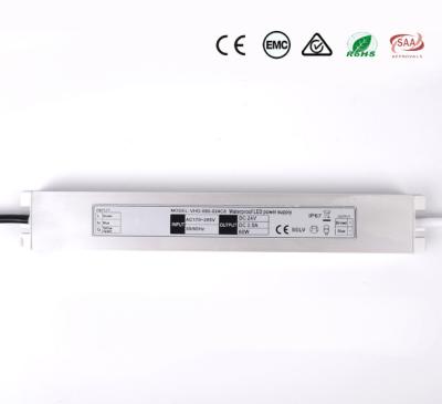 China Waterproof 24V 60W Slimline LED Driver Durable For Neon Flex for sale