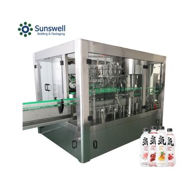 China 3000bph carbonatou a planta de engarrafamento carbonatada da bebida da energia macia de máquina de processamento da água à venda