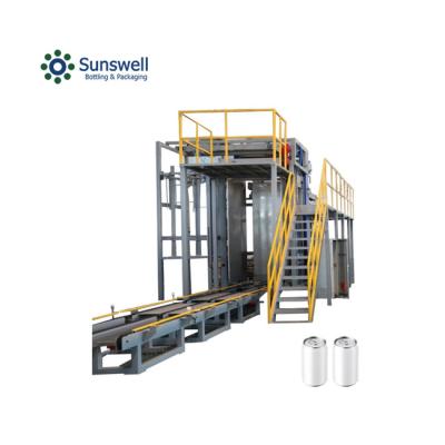 China Aluminum Empty Can Depalletizer Stable Performance Unstacking Carbonated Soft Drink for sale