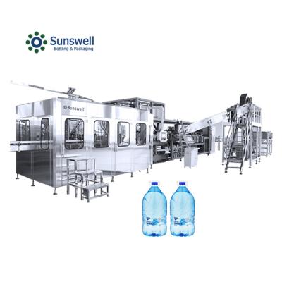 China Plant Mineral Water Bottle Filling Machine 5L Fully Automatic Water Filling Machine for sale