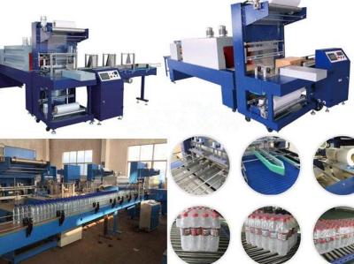 China Safe 4 Bar Shrink Wrapping Machine For Little Container / Bottle Water / Glass Bottle for sale