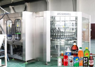 China Auto Carbonated Filling Machine Bottled Cola Soft Drink Production Line for sale