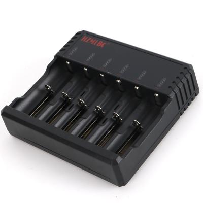 China 6 Bay 18650 Battery Charger , 18350 26650 Li Ion Battery Charger 100% Original for sale