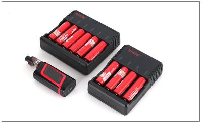 China 2 / 4 / 6 Bay Intelligent 4.2 V Battery Charger For 18650 18350 Battery 290g Weight for sale