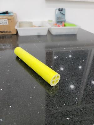 Chine corrosion de tube de rond de fibre de verre de 12mm Eco anti à vendre