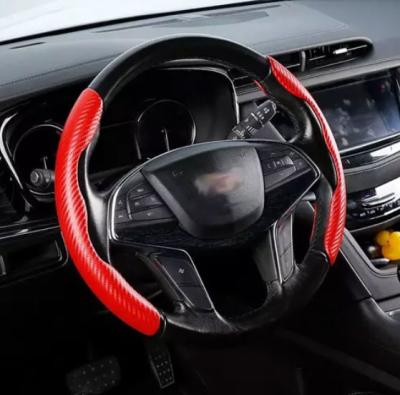 China Cadillac Series Carbon Fiber Steering Wheel Cover Easy Installation Perfomance Parts en venta