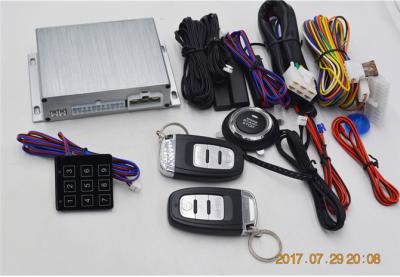 China Estándar móvil de Rohs de la alarma remota del coche del sistema de la parada de comienzo del motor de puerta del control en venta