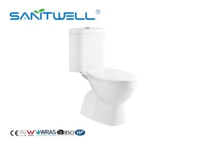 China S Trap Close Coupled Toilet Ceramic Floor Standing 620 * 370 * 780mm for sale