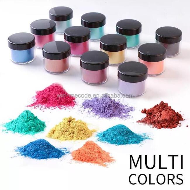 Cosmetic Color Pearl Mica Pigment Highlighter Makeup Eyeshadow Lip Gloss Pigment Powder