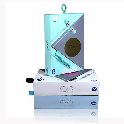 China Blister Plastic Window Earphone Packaging Design Electronic Accessories Box for sale