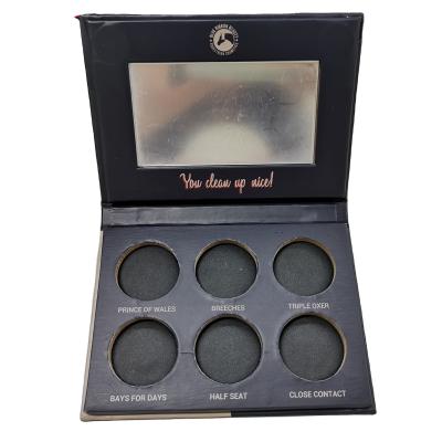 China Empty Cardboard Eyeshadow Palette Packaging Box 1200gsm for sale