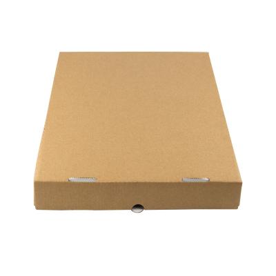 China Customized Plain brown kraft Corrugated Pizza Box Packaging for sale