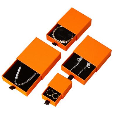 China Luxury Drawer Type Jewelry Storage Box For Necklace Bracelet Earrings Ring for sale