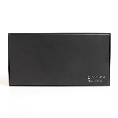 China Luxury EVA Tray Phone Case Packaging Box Black Lid And Base design à venda
