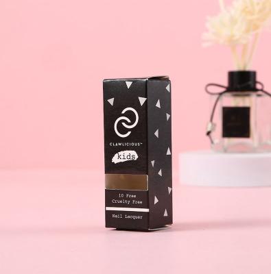 China OEM Custom Logo Gel Nail Polish Product Cosmetic Box Perfume Packaging for sale