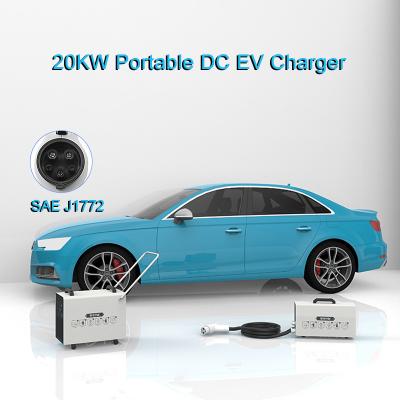 China 24A Portable DC EV Charger SAE J1772 40KW 24 Amp Level 2 Charger for sale
