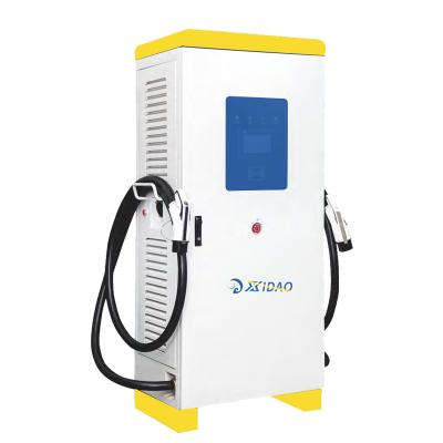 China Five Gear Switching EV Fast Charger 60KW 7 Inch Color Touch Screen 45-66Hz for sale