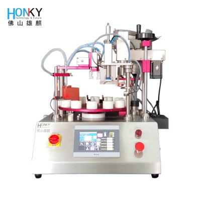 China Máquina de enchimento e tampa de líquido de garrafa de biorreagente semiautomática de 50 ml para fabricação de reagentes em salas limpas à venda