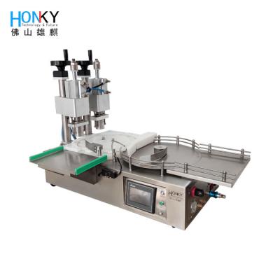 China Vial Bottle 3600 BPH 0.6Mpa Automatic Capping Machine Desktop Type for sale