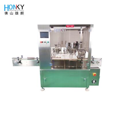China Full Automatic 30ml Essential Oil Monoblock Liquid Filling And Capping Machine With Ceramic Plunger Pump For Liquid Fill for sale