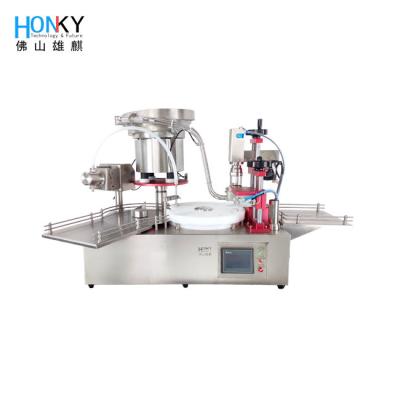 China Desktop Automatic Capping Machine For 25ml Essential Oil Filling 2400 Bottle Per Hour for sale