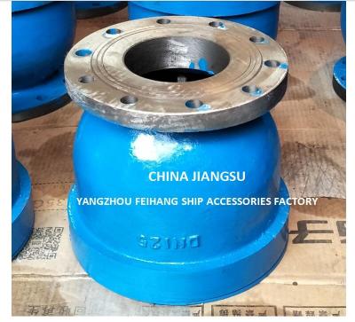 China Gooseneck Type Air Vent Head, SizeDN125, Body Cast Iron Floatball Stainless Steel Flange Connection for sale