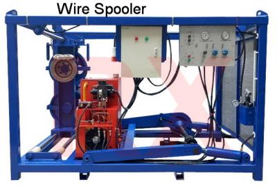 China Tipo hidráulico de la unidad del Spooler del alambre del cable metálico que encanilla en venta