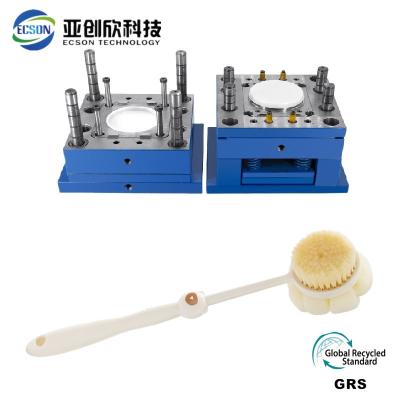 China Moldura de arrefecimento de escova de banho de mão longa de plástico com design avançado de arrefecimento à venda