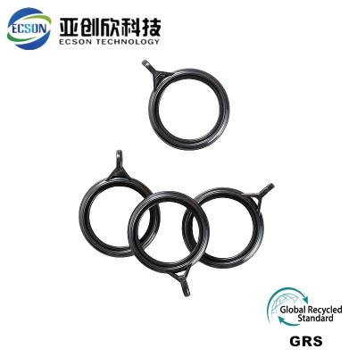 China Customized Plastic Injection Molding Parts Curtain Hanging Rings Accessories for sale